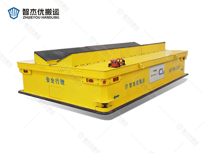 35吨重载AGV 双差速舵轮全向无轨车